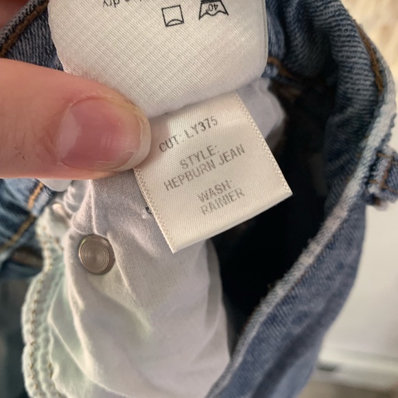 Reformation Hepburn High Rise Skinny Jean in Rainier Wash - Picture 13 of 15